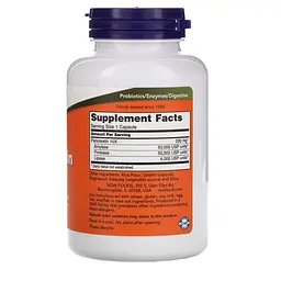 Пробіотики і пребіотики NOW Pancreatin 2000 mcg, 250 капсул - мініатюра 2