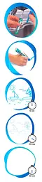 Набір для малювання водою Aqua Doodle Чарівні штампи (AD8001N) - мініатюра 5