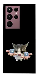 Чохол Demsky Six Seven cat для Samsung Galaxy S22 Ultra