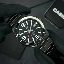 Чоловічий годинник Casio MTP-VD01B-1B Чорний ( AT1141-0116 ) - мініатюра 3