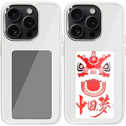 Чохол Ink Show E-ink Screen Case для Apple iPhone 14 Pro Max White [105293] - мініатюра 3