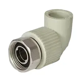 Кутник PPR комбінований з накидною гайкою VITOPlast Ø 25х3/4" 30412 - мініатюра 5
