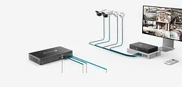 IP-Відеорегістратор TP-Link IP-Відеорегістратор VIGI NVR1016H 16 каналів, 2xUSB, H265+, 1xHDD, до 10 ТБ - мініатюра 4