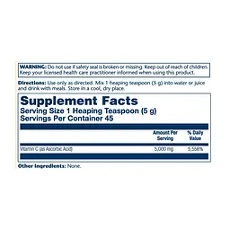 Вітамін C в пудрі Vit C Powder 5000mg - 227g - мініатюра 2