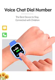 Смарт годинник-телефон дитячі Wonlex KT31 4G з камерою WI-FI GPS SIM-картою Blue (16997) - мініатюра 10