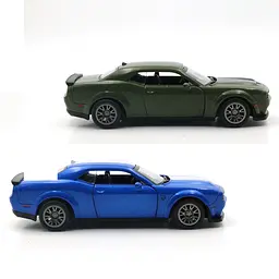 Автомодель TechnoDrive Dodge Challenger SRT Jailbreak 2022 синій, зелений (250949) - мініатюра 3