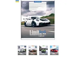 Зошит в косу лінію GOLD BRISK 12 арк. 25 шт./уп. ТВ-47 Драйв
