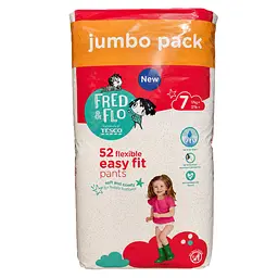 Підгузки - трусики Fred & Flo розмір 7 (17+ кг), 52 шт
