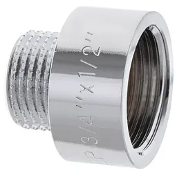 Перехідник (коннектор) Koer 1/2 "х3 / 4" (хром) Kf.A0608.Chr KF0138 - мініатюра 2