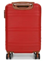 Валіза маленька S ABS-пластик Worldline Airtex 629 56×36×22см 38л Червона - мініатюра 4