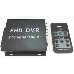 AHD відеореєстратор на 2 камери Pomiacam MDVR для таксі, автобусів, вантажівок, 2 Мп, Full HD 1080P, SD до 128 Гб, пульт ДУ (100398)