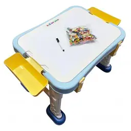 Дитячий стіл Microlab Toys Конструктор Ігровий Центр + 1 стілець (GT-15) - мініатюра 3