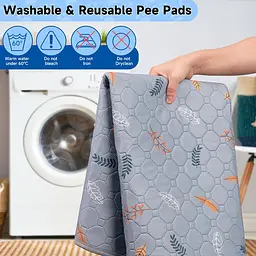 Багаторазова пелюшка Derby Washable Reusable Dog Pee Pad PM001 Grey 45х60 см - мініатюра 4