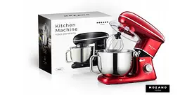 Кухонний комбайн Mozano професійний тістоміс Kitchen Machine 2300 Вт чаша 6,2 л Red Кулінарна книга в подарунок - мініатюра 6