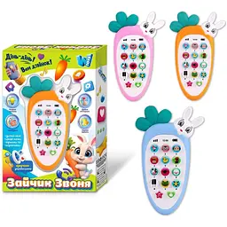 Телефон WToys Зайчик Звоня 80650 Рожевий