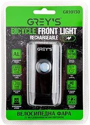 Велосипедна фара Grey's LED 2xCree 8 режимів 400 lm 1050 mAh (GR10130) - мініатюра 5