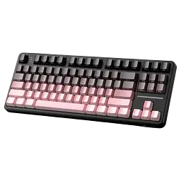 Клавіатура Attack Shark X87 Side Printed RGB Gradient Pink