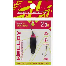 Блешня Select Welldy 2.5g 31mm #20 Dark Blinker - мініатюра 2