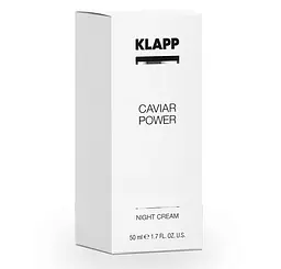 Крем для обличчя Klapp Caviar Power Night, ночний, 50 мл - мініатюра 2