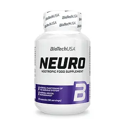 Натуральна добавка Neuro, 60 капсул BioTech vit0000284