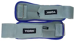 Обважнювачі York Fitness Soft для рук і ніг 2х0,5кг сірий - мініатюра 2