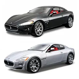Автомодель Bburago Maserati Grantourismo 2008 р 1:24 серый (18-22107) - мініатюра 6