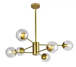 Люстра молекула Levistella 7526033-6 GD+CL