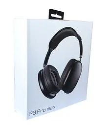 Навушники бездротові стерео Pro P9 max накладні Чорні - мініатюра 3