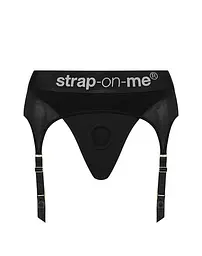 Трусики для страпона з підв’язками для панчіх Strap-On-Me Rebel Harness, XS - мініатюра 3