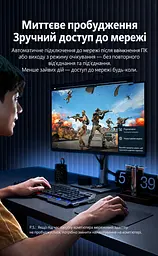 Дротовий Ethernet-адаптер UGREEN CM648 Вхідний штекер USB-C 3.1 Gen 1 та вихідний порт RJ45 Швидкість підключення до 2,5 Гбіт/с Для 2,5 Гбіт/с потрібні мережевий кабель Cat 6 або вище та підтримка 2.5G усіма пристроями тракту Для роботи потрібен USB-C-порт із передаванням даних Сумісний із Windows macOS Linux та iOS Підтримка Wake-on-LAN Алюмінієвий корпус для відведення тепла Чип RTL8156BG Вбудований кабель USB-C довжиною 15 см космічний сірий (25052) - мініатюра 13