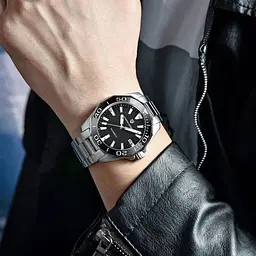 Чоловічий наручний годинник PD-1617 Silver-Black Pagani Design acs0031161 - мініатюра 2