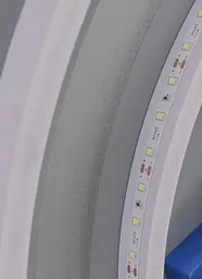 Дзеркало Mixxus PLAIN MC02-60-CASE з LED Touch, Anti-fog, димером, рег. яскравості, годинником (MI6661) - мініатюра 6
