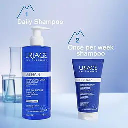 Кераторегулюючий шампунь Uriage DS Hair Kerato-Reducing Treatment Shampoo проти лупи 150 мл - мініатюра 4
