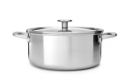 Каструля з кришкою KitchenAid MSS СС003260-001 24 см 4.9 л срібляста - мініатюра 5