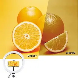 Кільцева USB RGBW LED лампа Puluz PKT3043 10"+ штатив 1.1 м - мініатюра 7
