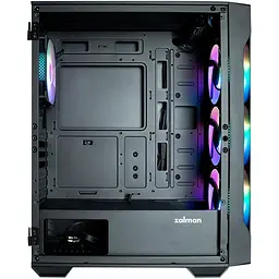 Корпус Zalman I3 Neo TG Tempered Glass без БЖ Black (I3NEOTGBLACK) - мініатюра 5