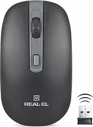 Миша REAL-EL RM-303 Wireless black-grey