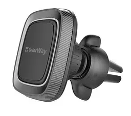 Автотримач для телефону ColorWay Metallic Air Vent-4, чорний (CW-CHM05-GR)