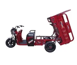Вантажний електроскутер-самоскид триколісний CROSSER Cargo 18" (1500W, 72V, 58Ah) Червоний - мініатюра 3