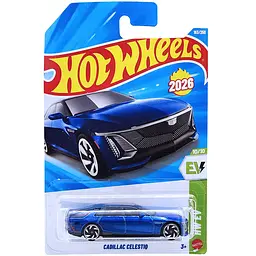 Базова машинка Hot Wheels HW EV Cadillac Celestiq синя (5785) JJH49