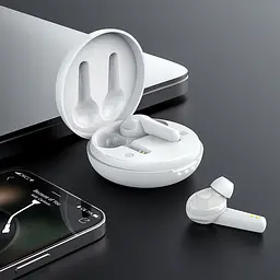 Bluetooth Стерео Гарнітура Hoco ES55 Songful TWS Білий - мініатюра 2