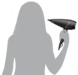 Фен Remington Supercare PRO 2200 AC motor, 2200Вт, 3 режими, дифузор, іоніз-я, хол. обдув, чорний - мініатюра 9