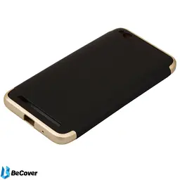 Панель BeCover Super-protect Series для Xiaomi Redmi 5a Black-Gold (701883) - мініатюра 4