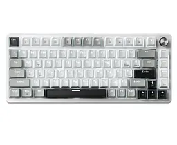 Клавиатура игровая механическая GamePro GPMK-126 Genesis Silver light USB Red Swich Hot-Swap N-KRO Grey - мініатюра 14