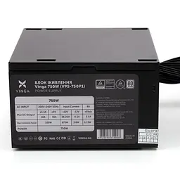 Блок живлення Vinga 750W 80+ (VPS-750P1) - мініатюра 4