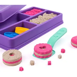 Набір піску для творчості Kinetic Sand Кольорове печиво 2 кольори 227 г (71678) - мініатюра 6