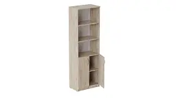 Шафа Анжело Ferrum-decor на 5 полиць з 2 дверима 1900x600x380 ДСП Дуб Сан-Марино 16 мм (FRD-104996)