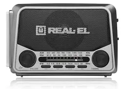 Радіоприймач 1.0 Real-El X-525 Grey, 3 Вт, пластиковий корпус, FM/AM/SW, USB, SD/microSD, акумулятор, ліхтарик - мініатюра 4