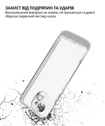 Чохол до мобільного телефона BeCover Silicone Tecno Spark 40C 4G (KM4k) Transparent (714684) - мініатюра 2