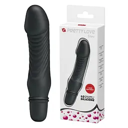 Класичний вібратор PRETTY LOVE STEV BLACK PRETTY LOVE BI-014510-4 103499 - мініатюра 1